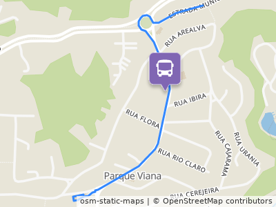 Mapa da parada