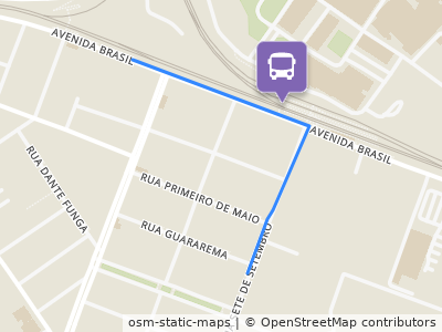 Mapa da parada