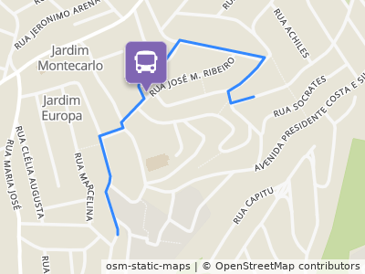 Mapa da parada