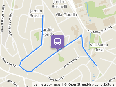 Mapa da parada