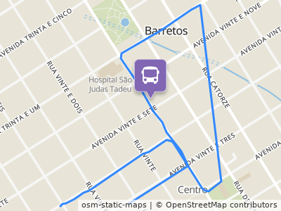 Mapa da parada