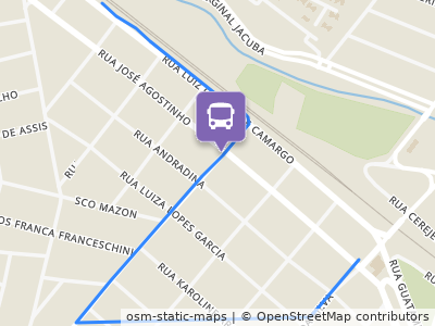 Mapa da parada