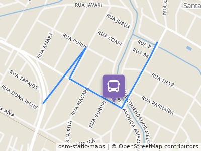 Mapa da parada