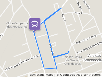 Mapa da parada