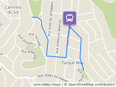 Mapa da parada