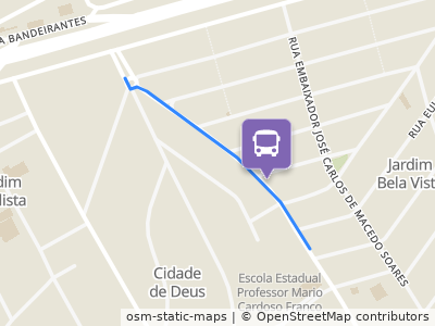 Mapa da parada