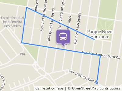 Mapa da parada