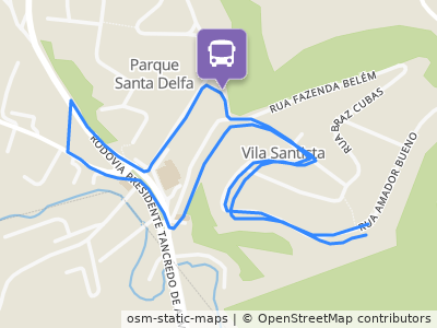 Mapa da parada