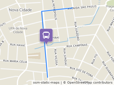 Mapa da parada