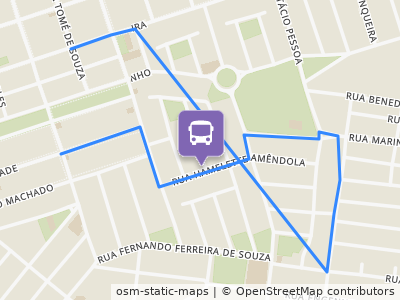 Mapa da parada