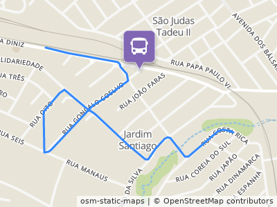 Mapa da parada