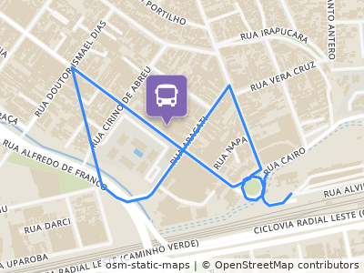 Mapa da parada