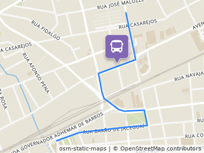 Mapa da parada