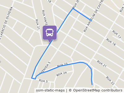 Mapa da parada
