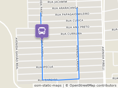 Mapa da parada
