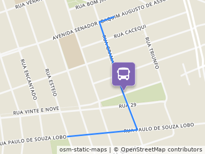 Mapa da parada