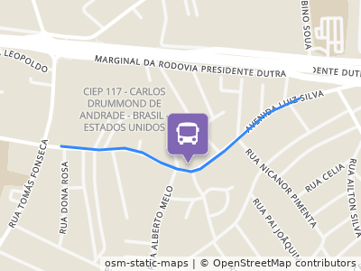 Mapa da parada