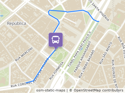Mapa da parada