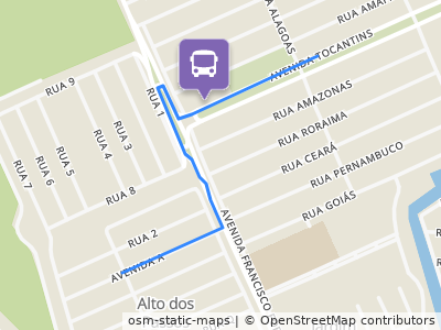 Mapa da parada