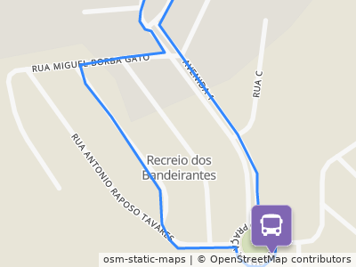 Mapa da parada