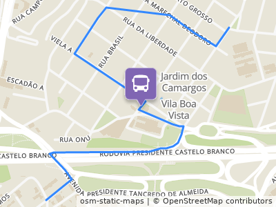 Mapa da parada