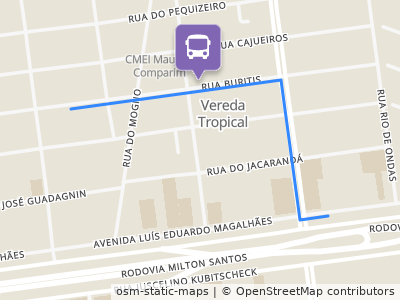 Mapa da parada