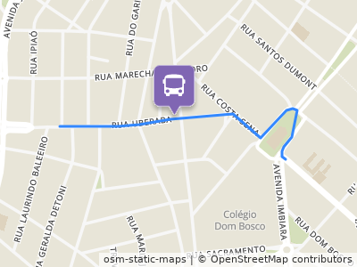 Mapa da parada