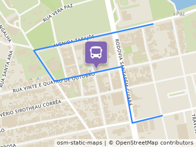 Mapa da parada