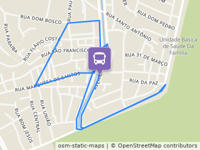 Mapa da parada