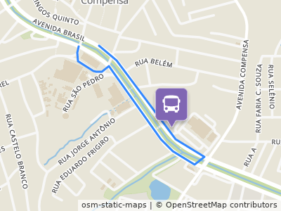 Mapa da parada