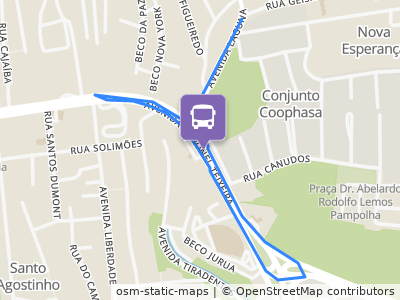 Mapa da parada