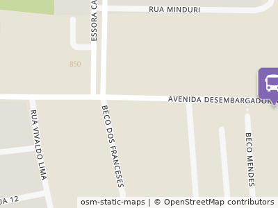 Mapa da parada