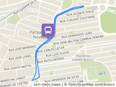 Mapa da parada
