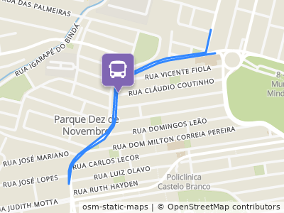 Mapa da parada