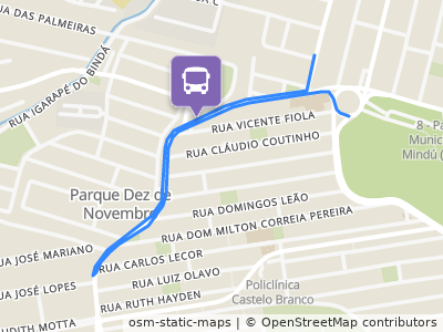 Mapa da parada