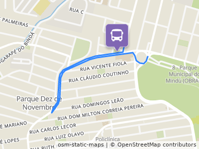Mapa da parada
