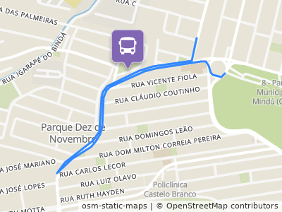 Mapa da parada