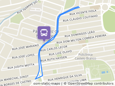 Mapa da parada