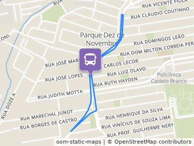 Mapa da parada