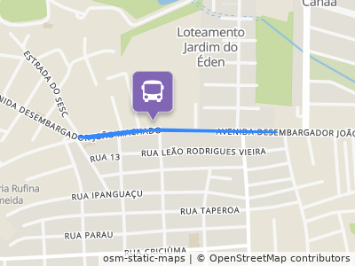 Mapa da parada