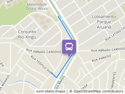 Mapa da parada