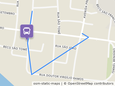 Mapa da parada