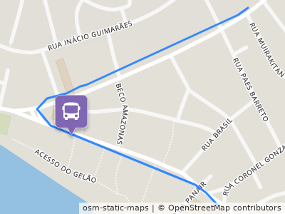 Mapa da parada
