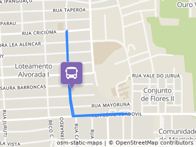 Mapa da parada