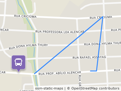 Mapa da parada