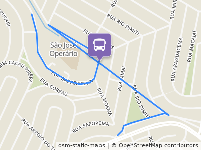 Mapa da parada