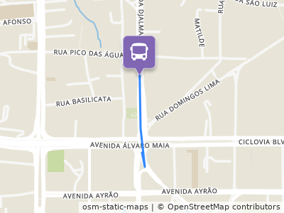 Mapa da parada