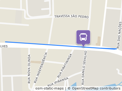 Mapa da parada