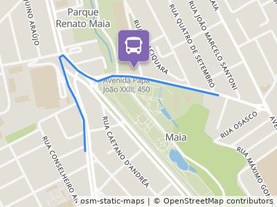 Mapa da parada