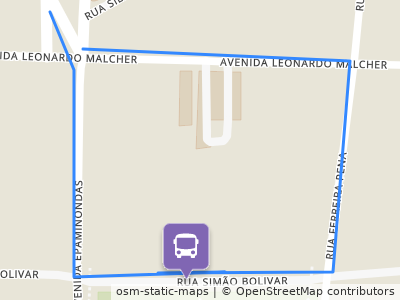 Mapa da parada
